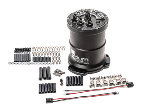 Radium Engineering 20-1440 Radium Multi-Pump Fuel Surge Tank Fits Walbro GSS342 / 50-1200 / DW4 (Pumps Not Included)