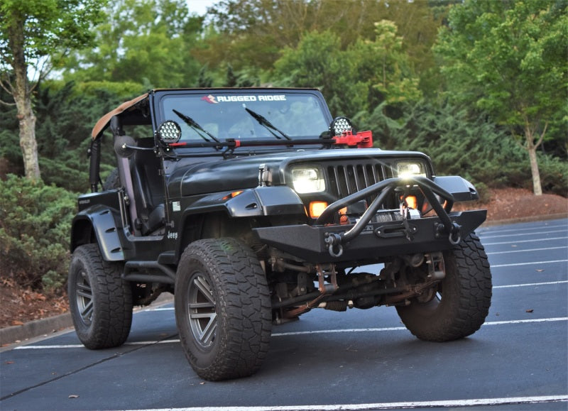 Rugged Ridge 12402.85 87-95 Jeep Wrangler YJ / 79-01 Cherokee Sealed Beam LED Headlights 4x7in. (1pc)