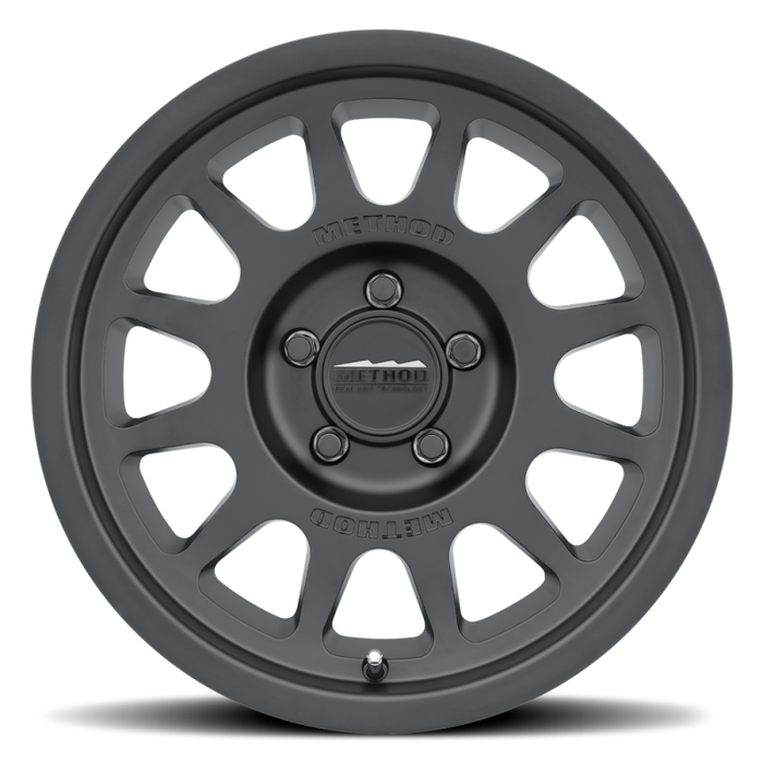 Method Wheels MR70377556550 Method MR703 17x7.5 +50mm Offset 5x160 65mm CB Matte Black Wheel