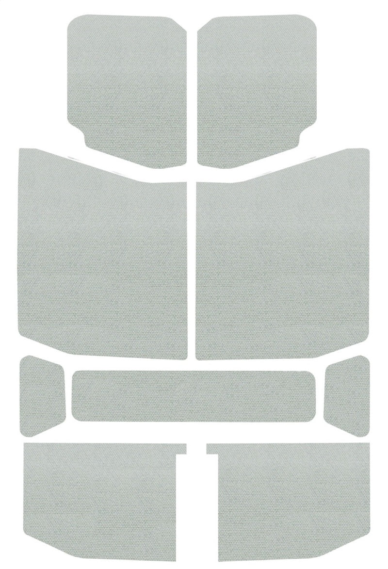 DEI 50170 18-23 Jeep Wrangler JL 4-Door Boom Mat Headliner - 9 Piece - White