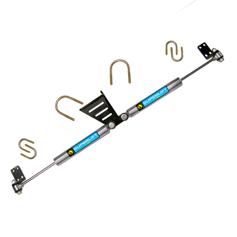Superlift 92105 07-18 Jeep Wrangler JK High Clearance Dual Steering Stabil. Kit- SR SS by Bilstein (Gas)