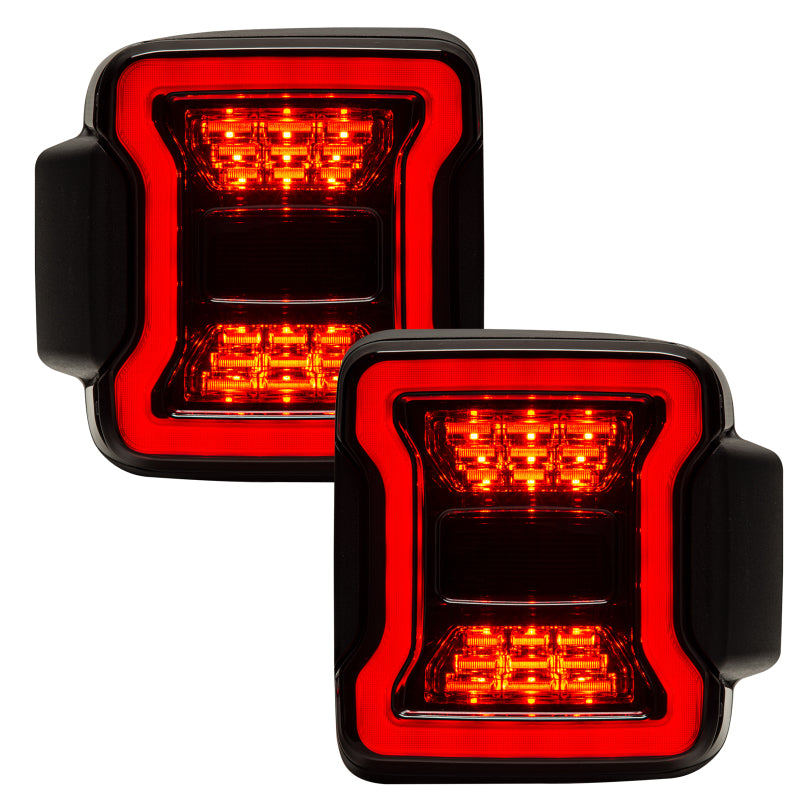 ORACLE Lighting 5852-504 Oracle Jeep Wrangler JL Black Series LED Tail Lights SEE WARRANTY
