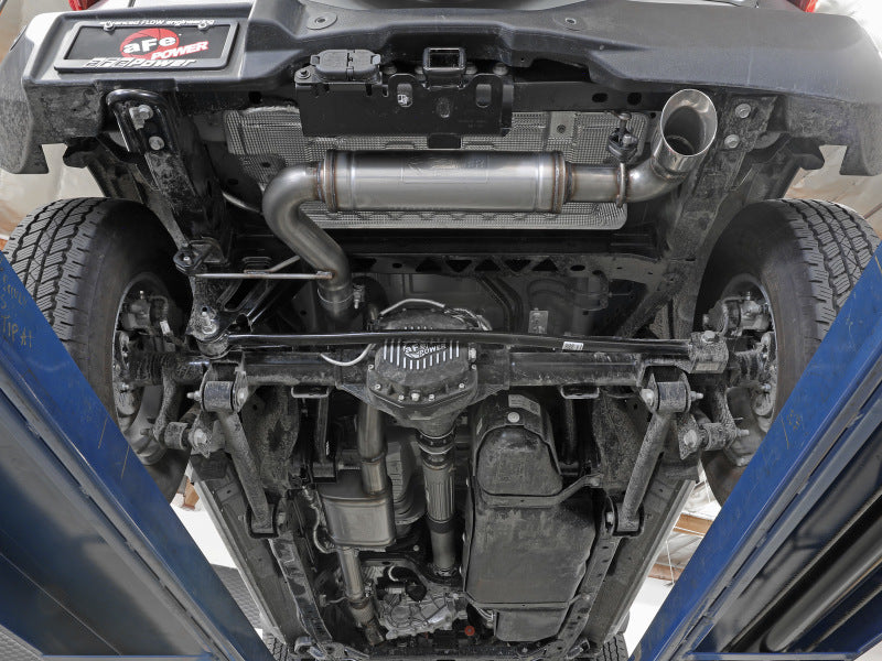 aFe 49-43136-B Apollo GT 3in 409 SS Cat-Back Exhaust 2021 Ford Bronco L4-2.3L (t)/V6-2.7L (tt) w/ Black Tip