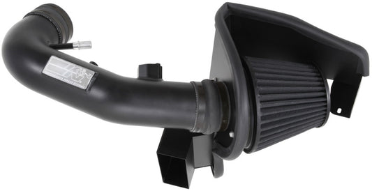 K&N Engineering 71-3527 K&N 11-14 Ford Mustang GT 5.0L V8 Black Performance Intake Kit