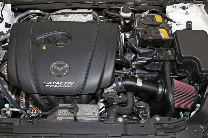 K&N Engineering 69-6033TTK K&N 69 Series Typhoon Performance Intake Kit 13-14 Mazda 3 2.0L L4
