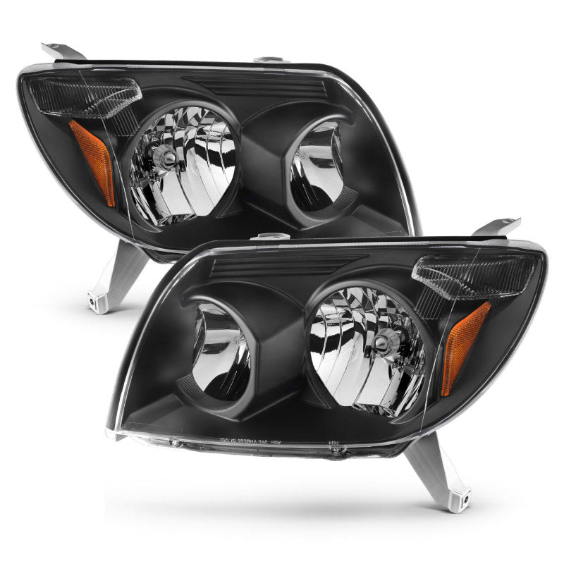 ANZO 111394 2003-2005 Toyota 4Runner Crystal Headlights Black