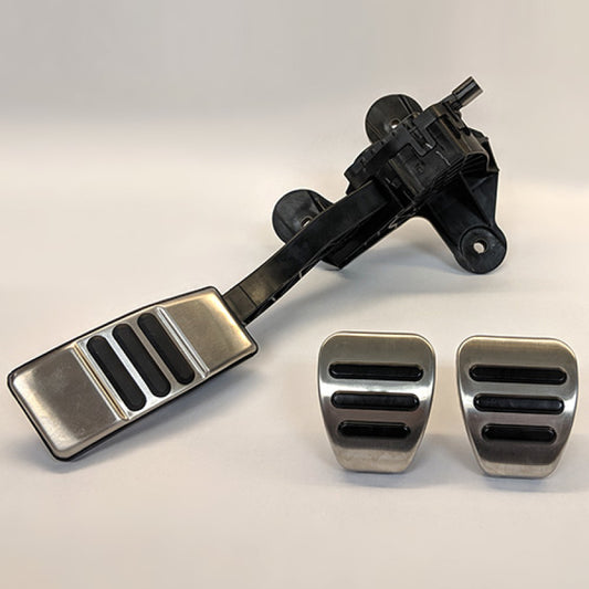 Ford Racing M-2301-BM Aluminum and Urethane 11-17 Ford Mustang - Upgrade to Premium Package Pedals