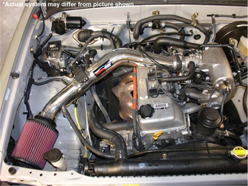 Injen PF2015P 00-04 Tacoma 2.4L 4 Cyl. 01-04 Tacoma PreRunner 2.7L 4 Cyl. only Polished Power-Flow Air In