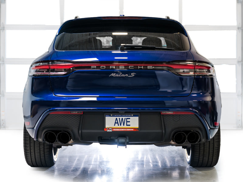 AWE Tuning 3015-43952 2022+ Porsche Macan 2.9TT Touring Edition Catback Exhaust w/ Diamond Black Tips