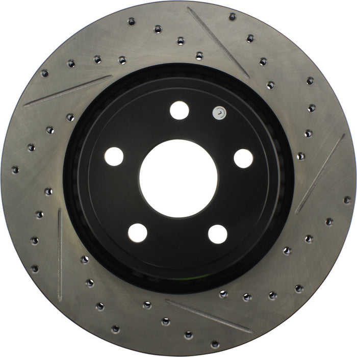 Stoptech 127.58008L StopTech 11-12 Dodge Durango Sport Drilled & Slotted Front Driver-Side Brake Rotor