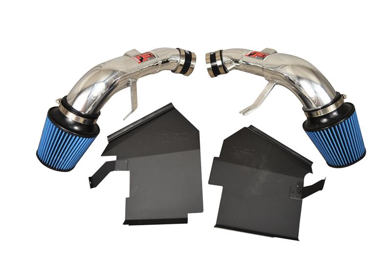 Injen SP1999P 14 Infiniti Q50 3.7L V6 Polished Dual Short RAM Intake w/ MR Techn and Heat Shields