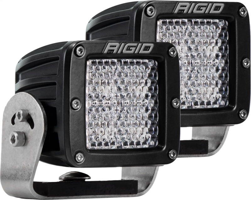Rigid Industries 222513 Dually HD Black- 60 Deg. Lens - Set of 2