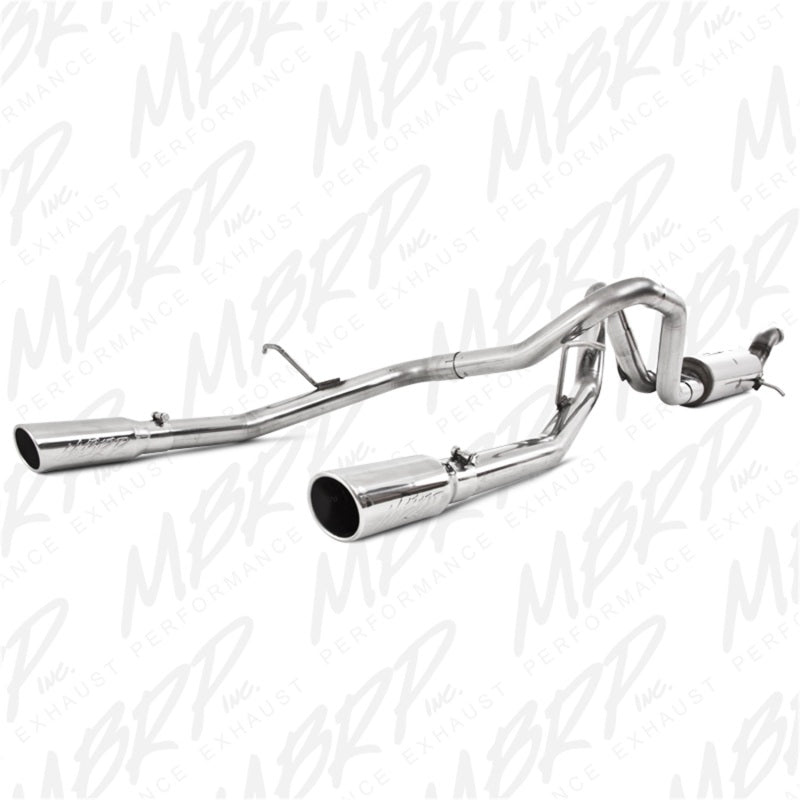 MBRP S5074409 09-11 Chev/GMC Colorado/Canyon 5.3L V8 EC/CC-SB Cat Back Dual Split Rear Exit T409