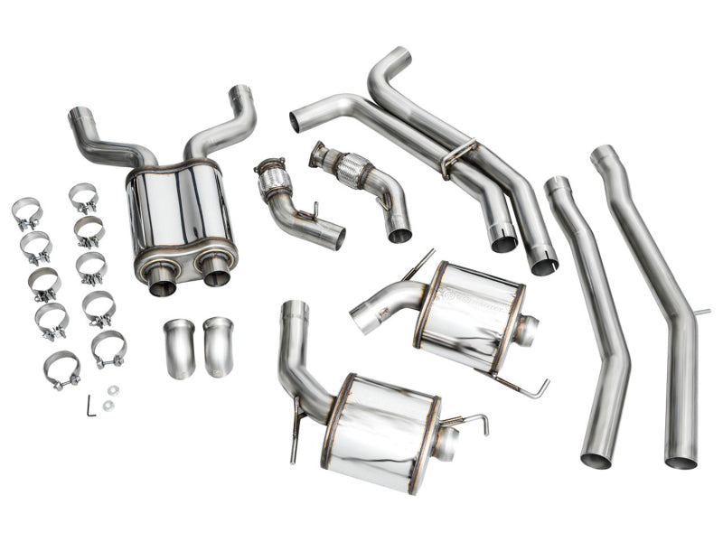 AWE Tuning 3015-31003 AWE Audi 2019-2023 C8 A6/A7 3.0T Touring Edition Cat-back Exhaust- Turn Downs
