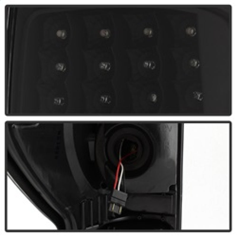 SPYDER 5013200 xTune Toyota Tundra 07-13 LED Tail Lights Black ALT-ON-TTU07-LED-BK