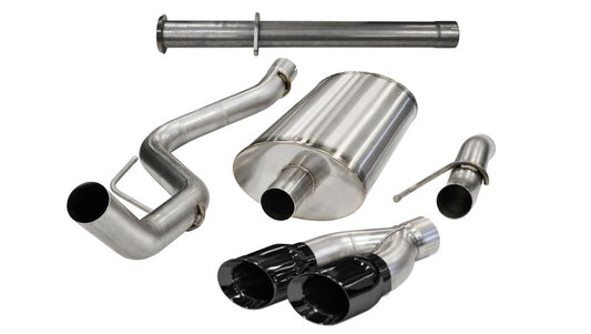 CORSA Performance 14760BLK Corsa 2011-2014 Ford F-150 Raptor 6.2L V8 145in Wheelbase Black Xtreme Cat-Back Exhaust