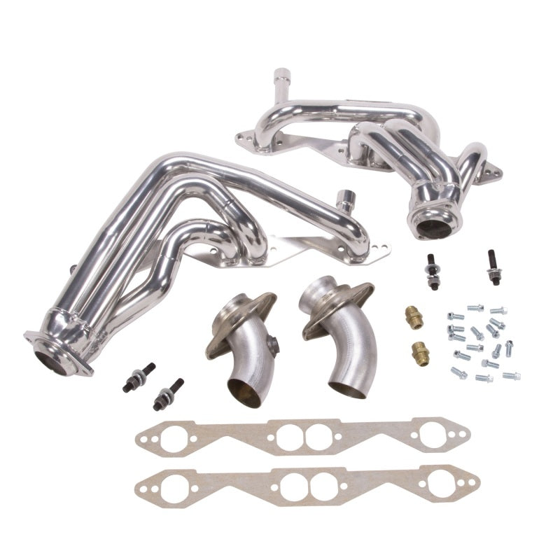 BBK 15950 93-96 Chevrolet Impala SS Shorty Tuned Length Exhaust Headers - 1-5/8 Silver Ceramic