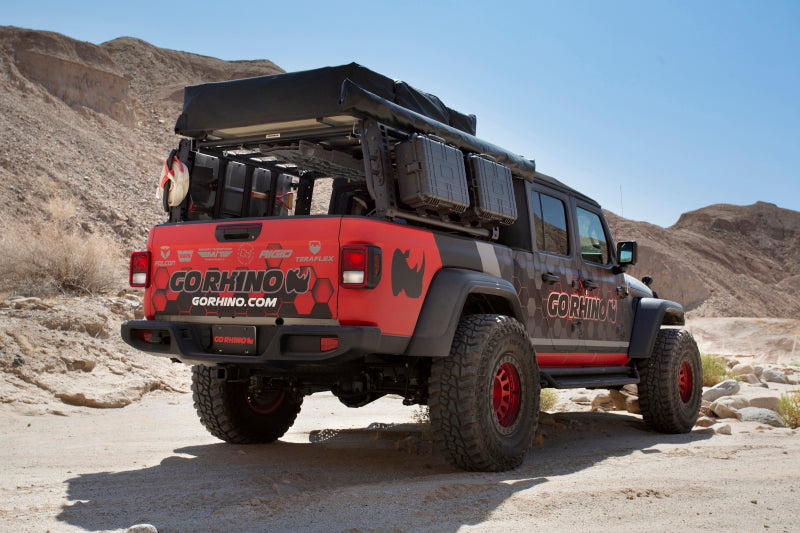 Go Rhino 5950000T 19-21 Jeep Gladiator XRS Overland Xtreme Rack - Black