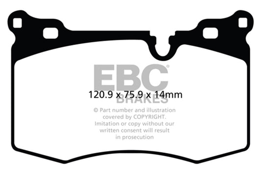 EBC DP51854NDX Brakes Bluestuff Street and Track Day Brake Pads