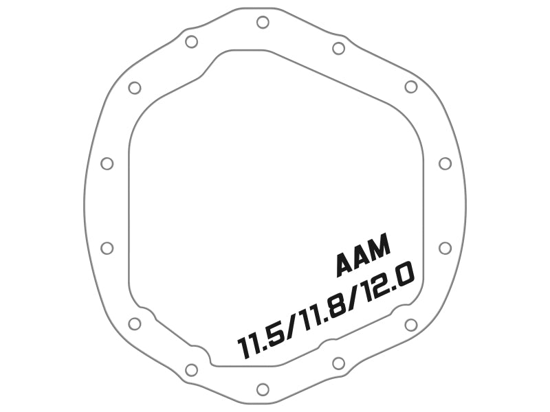aFe 46-71150B Street Series Rear Differential Cover Black w/ Machined Fins 19-20 RAM 2500/3500