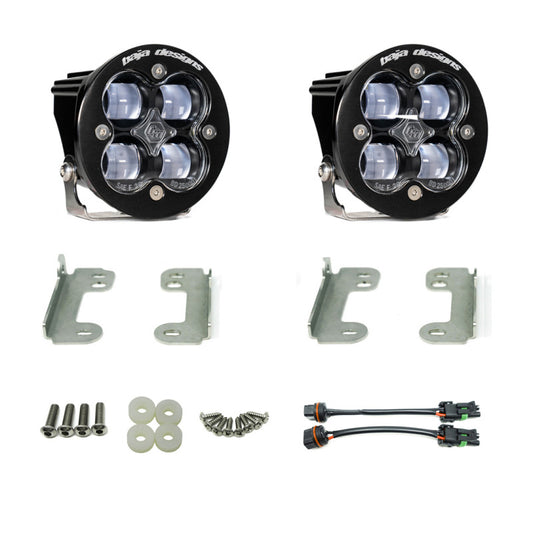 Baja Designs 447635 18-20 Jeep Wrangler JL Sahara Fog Squadron Sport Fog Pocket Kit - Clear