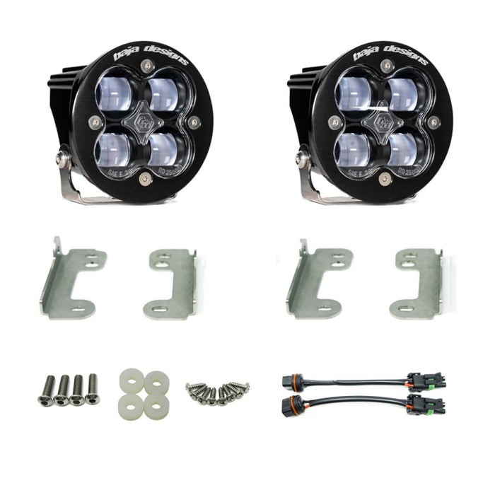 Baja Designs 447635 18-20 Jeep Wrangler JL Sahara Fog Squadron Sport Fog Pocket Kit - Clear