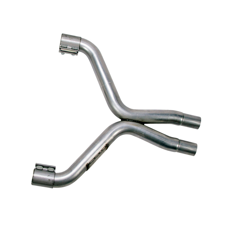 BBK 1814 11-14 Mustang 3.7 V6 High Flow X Pipe With Catalytic Converters - 2-1/2
