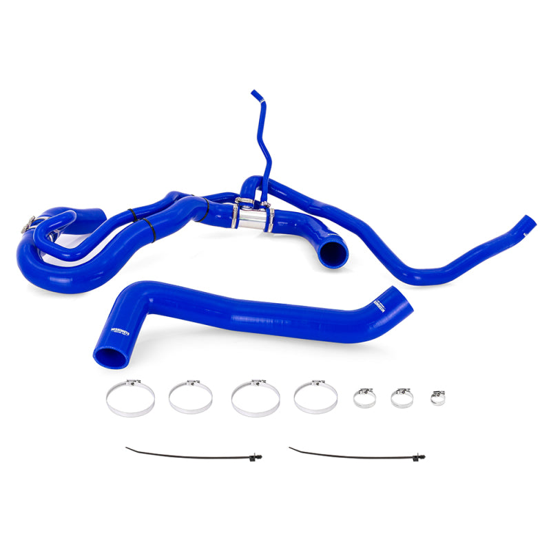 Mishimoto MMHOSE-DMAX-17BL 17-19 Chevrolet Duramax 6.6L L5P Blue Silicone Radiator Hose Kit