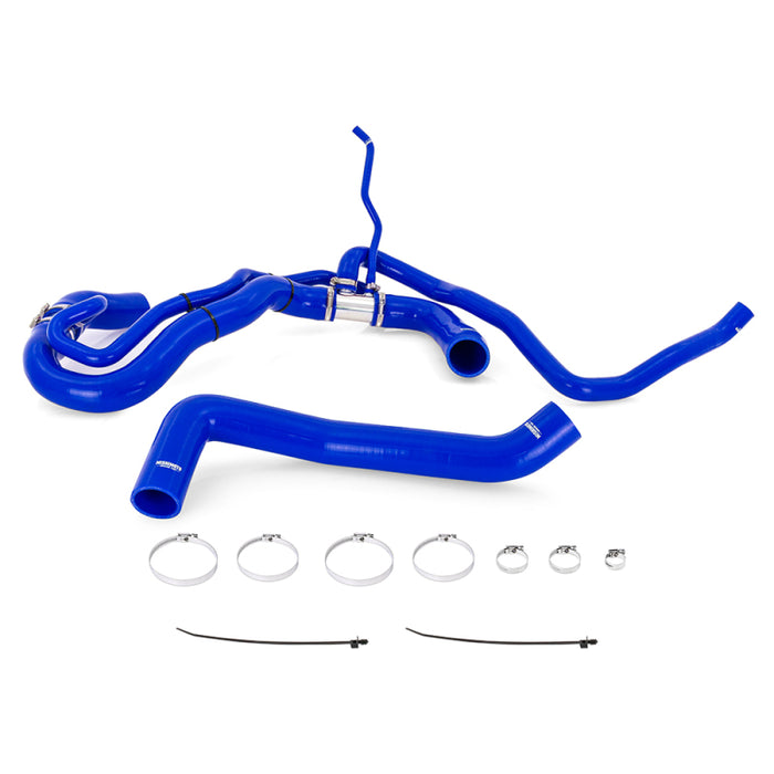 Mishimoto MMHOSE-DMAX-17BL 17-19 Chevrolet Duramax 6.6L L5P Blue Silicone Radiator Hose Kit