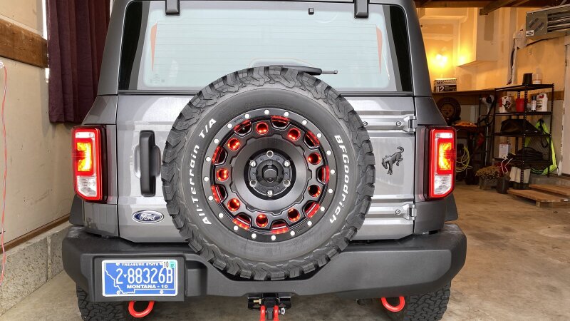 ORACLE Lighting 4211-003 Oracle LED Illuminated Wheel Ring 3rd Brake Light - Red