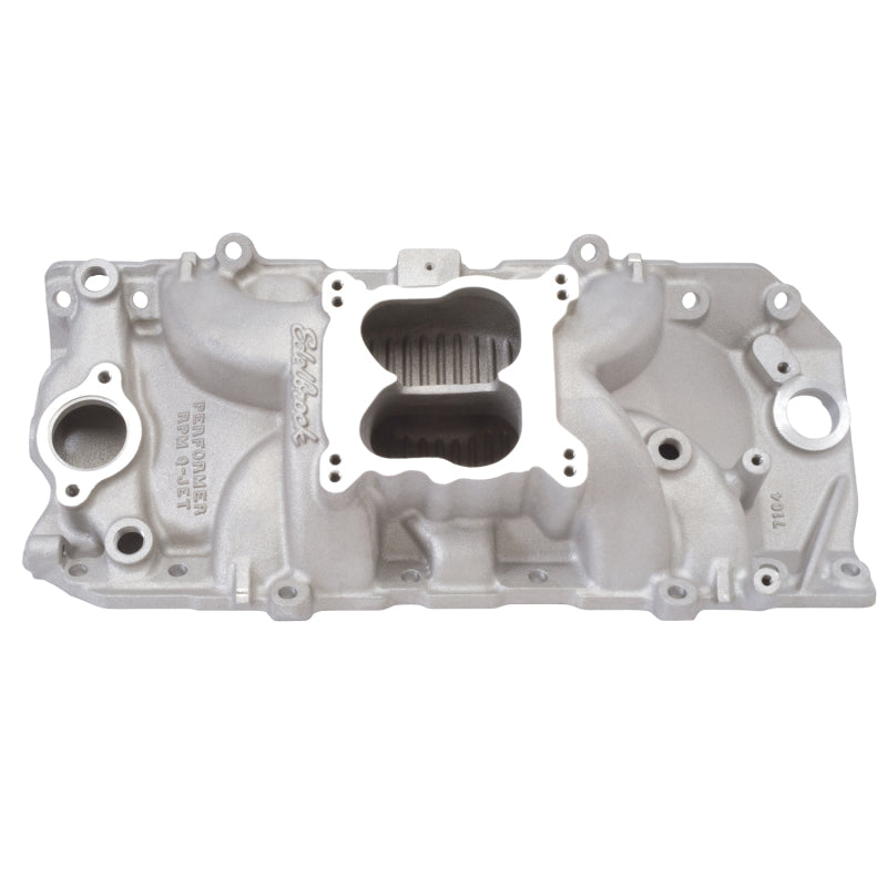 Edelbrock EDE7164 BBC Performer RPM 2-O Q-Jet Manifold - 396-502