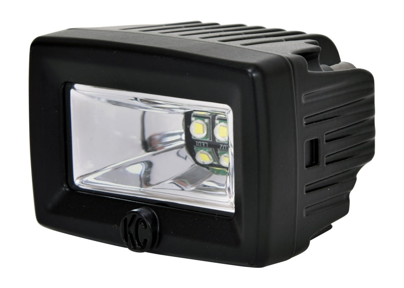 KC HiLiTES 328 C-Series 2in. C2 LED Light 20w Area Flood Beam (Pair Pack System) - Black