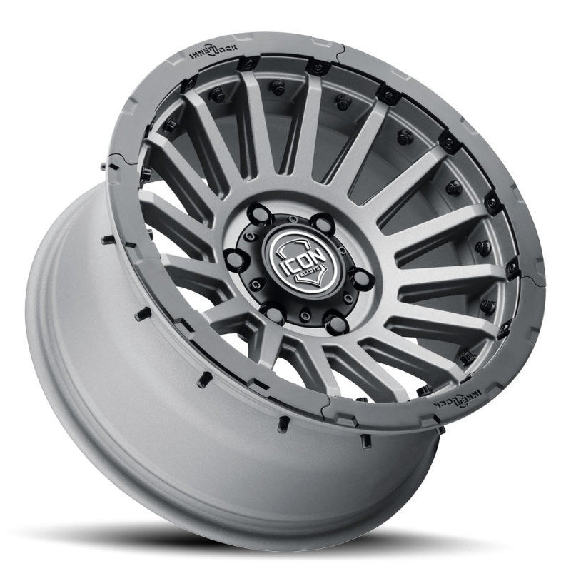 ICON 23617858347CH Recon Pro 17x8.5 6x5.5 0mm Offset 4.75in BS 106.1mm Bore Charcoal Wheel