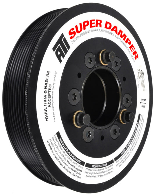 ATI ATI918452 Damper - 7.48in - Alum - 8 Grv - Dodge - 2009+ - 5.7L / 6.4L Hemi Truck - 3 Ring