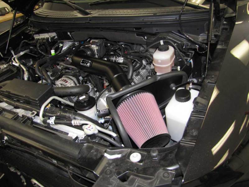 K&N Engineering 77-2579KTK K&N 10-12 Ford F150 SVT Raptor 6.2L V8 High Flow Performance Intake Kit
