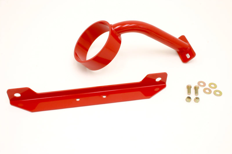 BMR Suspension DSL010R BMR 05-10 S197 Mustang Front Driveshaft Safety Loop - Red