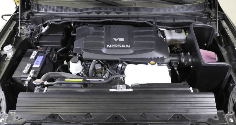 K&N Engineering 63-6020 K&N 17-18 Nissan Titan XD V8 5.6L AirCharger Performance Intake