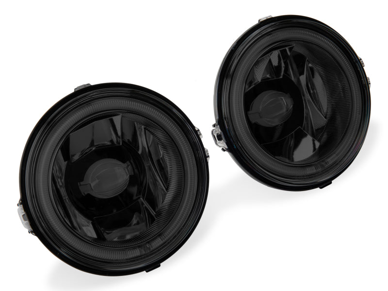 Raxiom 49177 13-14 Ford Mustang GT CCFL Halo Fog Lights (Smoked)