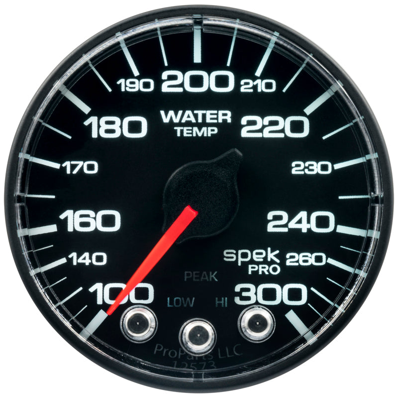 Autometer ATMP346328 Spek-Pro 2-1/6 Water Temp Gauge w/Peak Memory