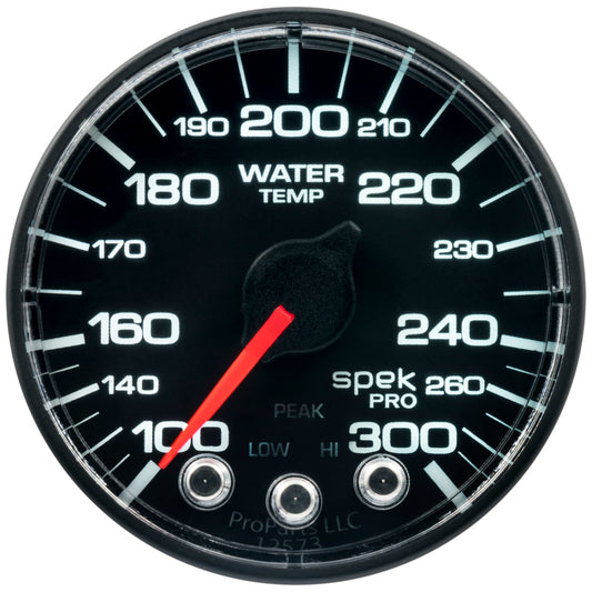 Autometer ATMP346328 Spek-Pro 2-1/6 Water Temp Gauge w/Peak Memory