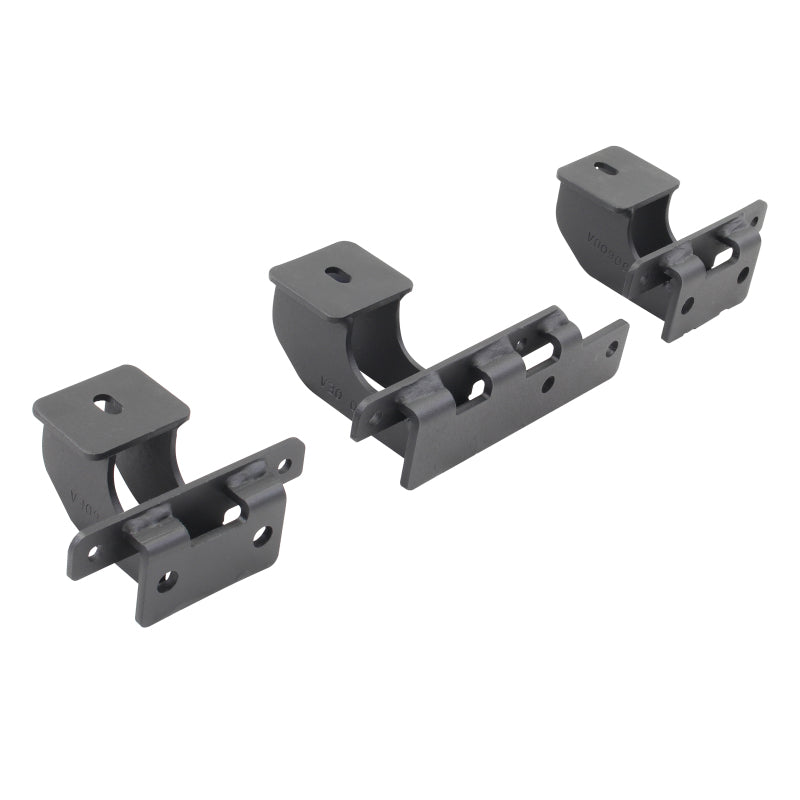 Go Rhino D64506BTK 18-20 Jeep Wrangler JLU Brackets for Dominator Extreme SideSteps