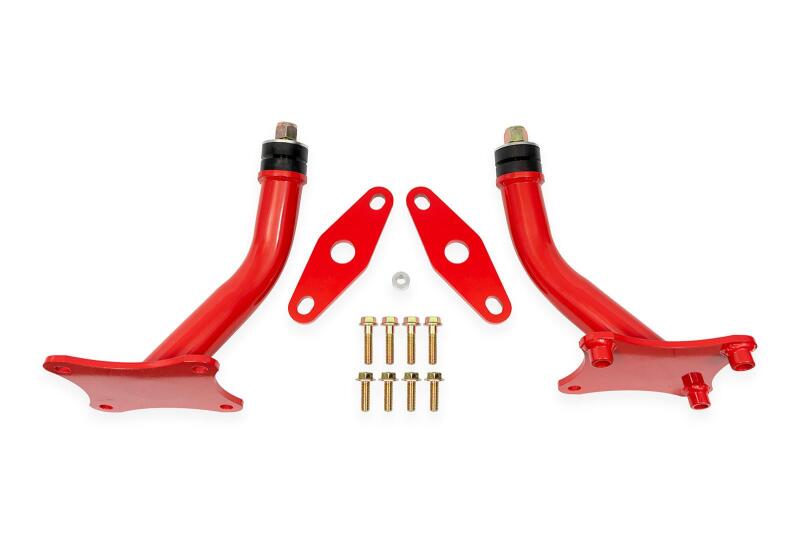 BMR Suspension MM362R BMR 16-24 Chevrolet Camaro (6th Gen) Motor Mount Kit w/ Solid Bushings - Red