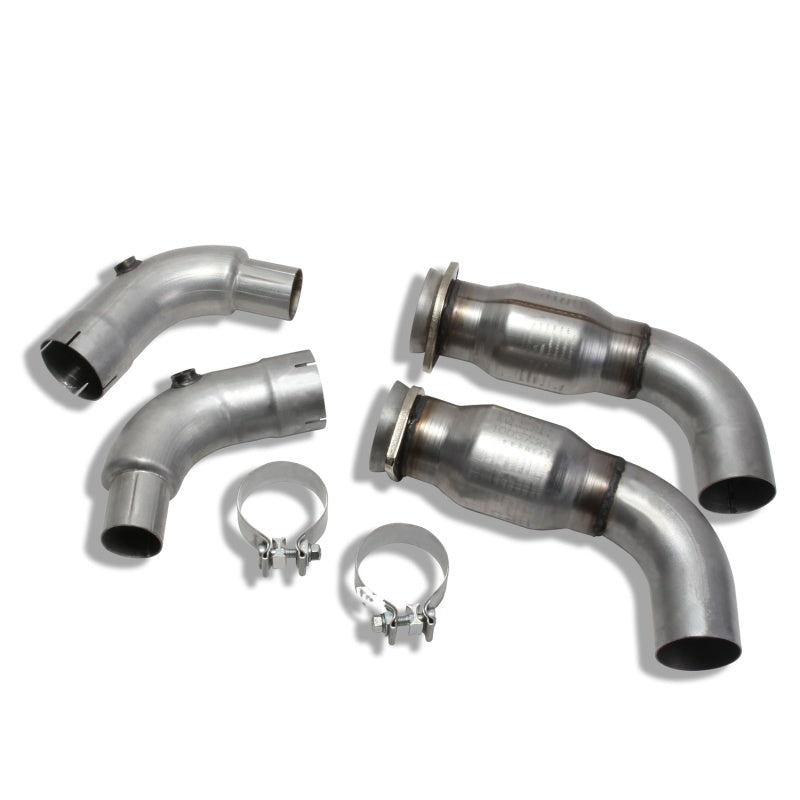 BBK 16481 05-20 Dodge Challenger/Charger 6.1/6.2/6.4L Hemi 3in Catted High Flow Mid Pipe