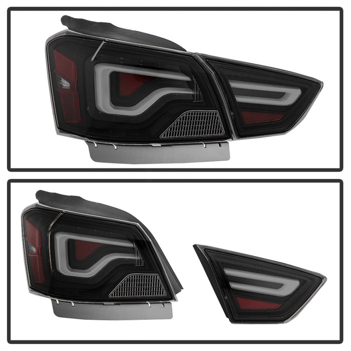 SPYDER 9042164 xTune 14-18 Chevy Impala (Excl 14-16 Limited) LED Tail Lights - Black Smoke (ALT-JH-CIM14-LBLED-BSM)