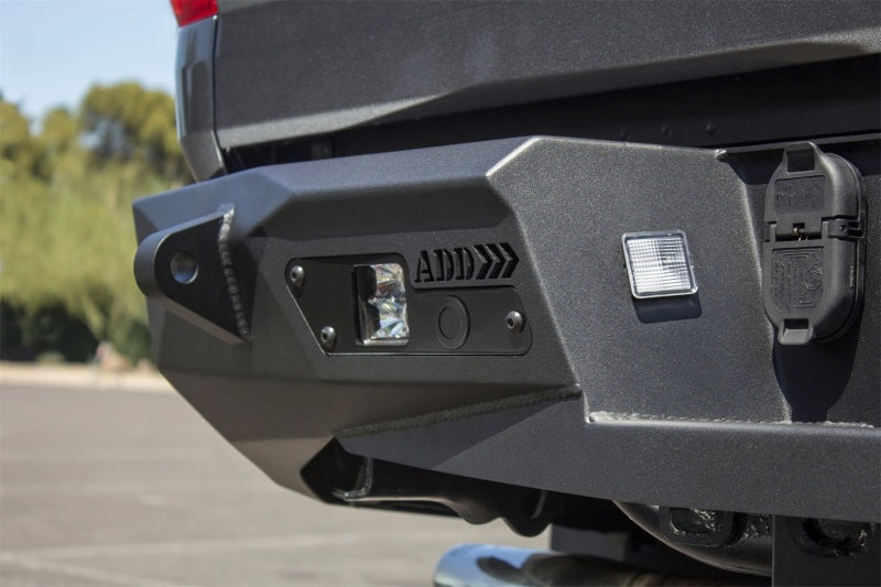 Addictive Desert Designs R741231280103 2014+ Toyota Tundra Stealth Fighter Rear Bumper w/ Backup Sensor Cutouts