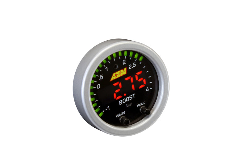 AEM 30-0308 X-Series Boost Pressure -30inHg 60psi Gauge Kit