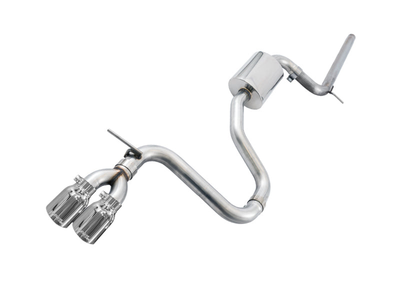 AWE Tuning 3020-22020 VW MK7 Golf 1.8T Track Edition Exhaust w/Chrome Silver Tips (90mm)