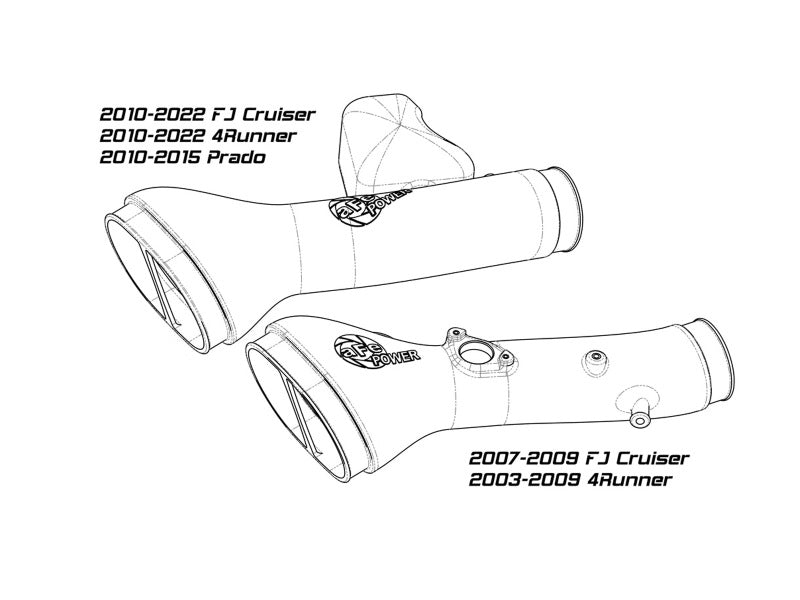 aFe 50-70095R Momentum GT Pro 5R Cold Air Intake System 07-17 Toyota FJ Cruiser V6-4.0L