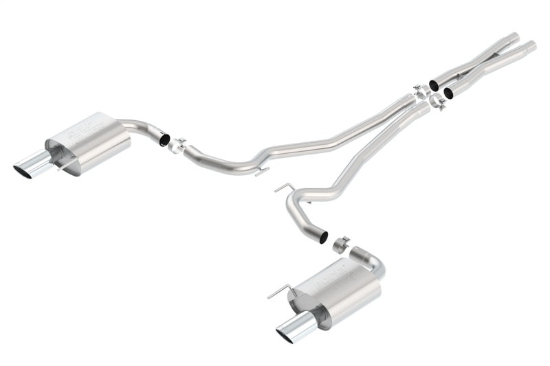 Borla 140591 Atak S Cat-Back 15-17 Ford Mustang GT 5.0L V8 MT/AT 2.5in pipe 4in tip
