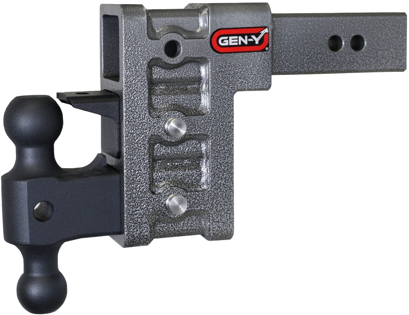 GEN-Y Hitch GH-623 Gen-Y Mega Duty 2.5in Shank 6in Drop 3K TW 21K Hitch w/GH-061 Dual-Ball/GH-062 Pintle Lock
